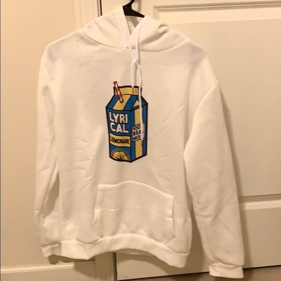 white lyrical lemonade hoodie